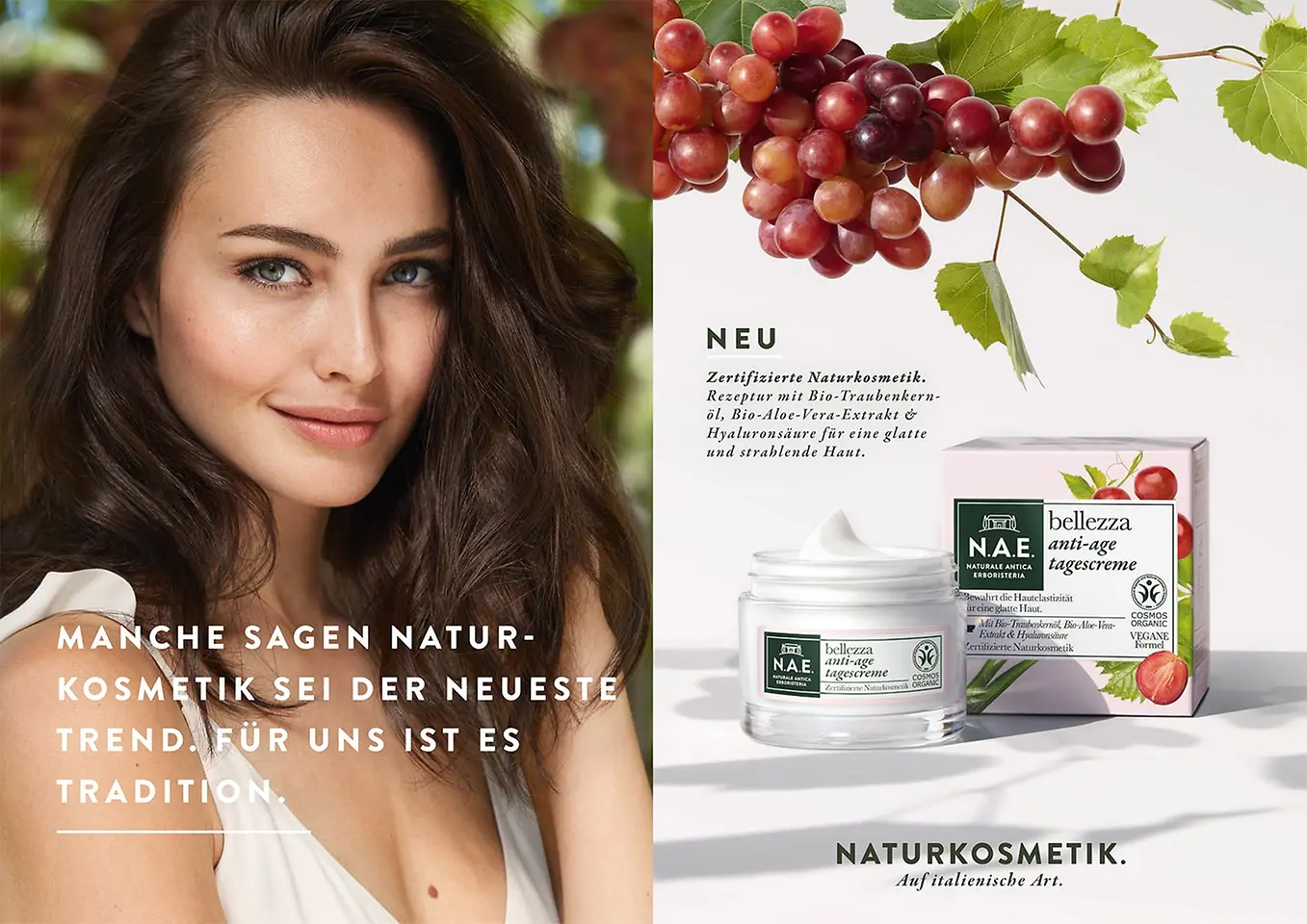 N.A.E. Naturale Antica Erboristeria – Naturkosmetik. Auf italienische Art.