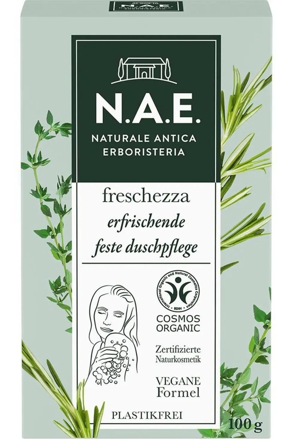 N.A.E. freschezza Erfrischende Feste Duschpflege