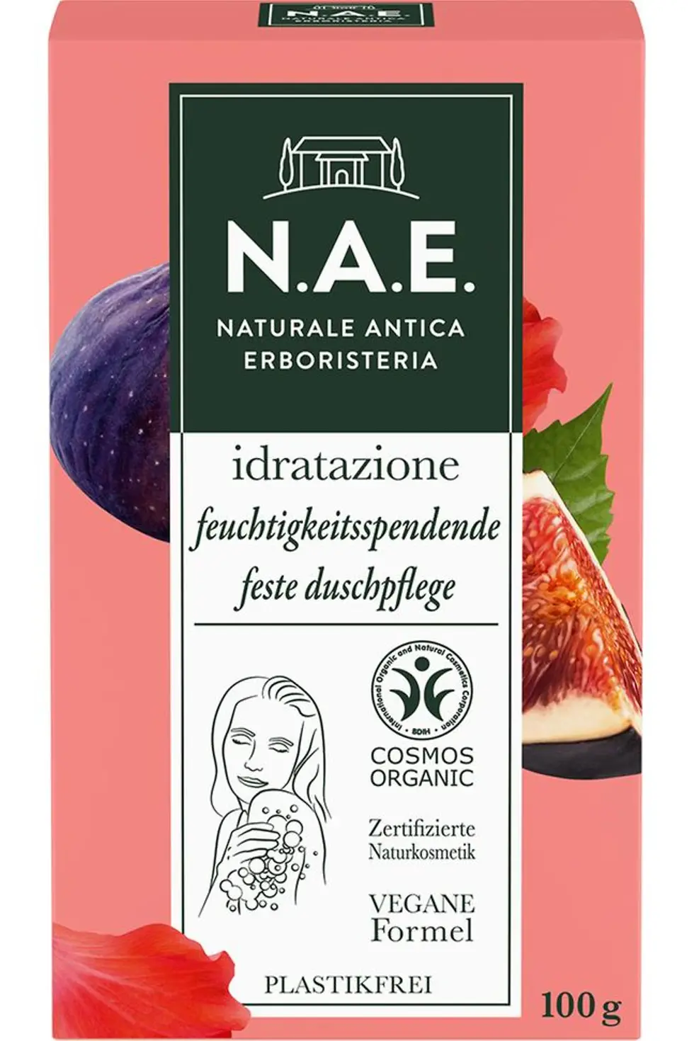 N.A.E. indratazione Feuchtigkeitsspendende Feste Duschpflege