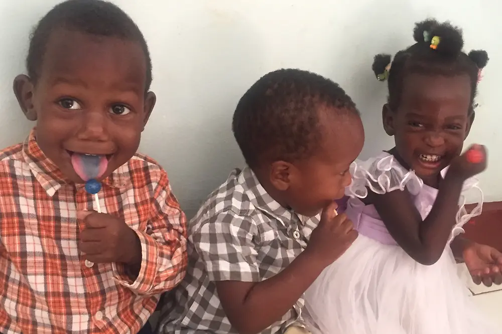 Happy faces of the children in the Sonrise Children’s Home